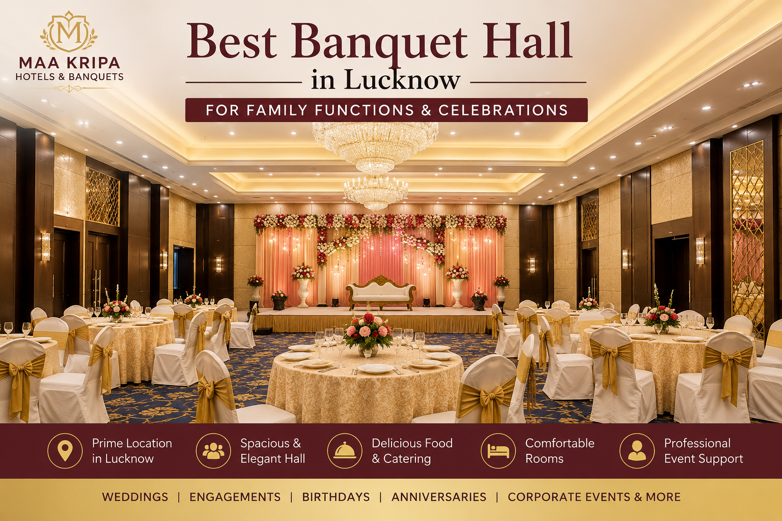 best banquet hall in Lucknow for weddings family functions and celebrations